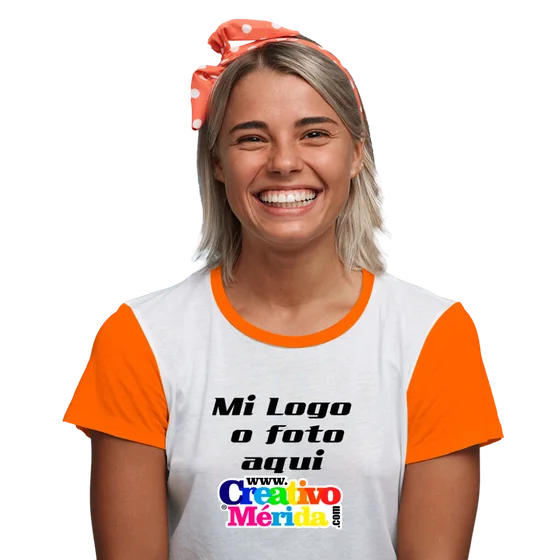 Camiseta de Manga de Color