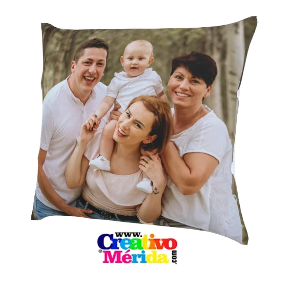 Almohada Personalizada con Foto y Logo