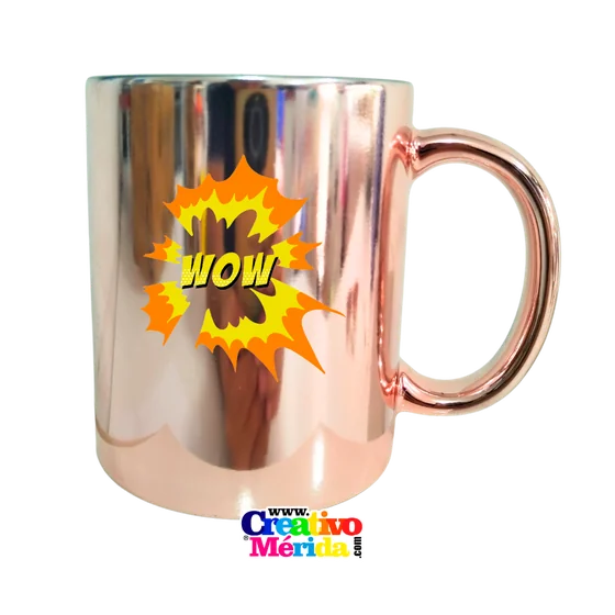 Jarro taza cromada 11oz