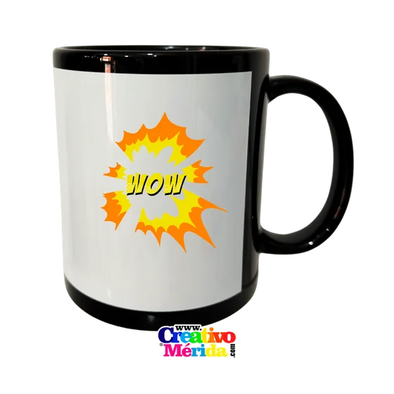 Jarro taza parche blanco 11oz Full print