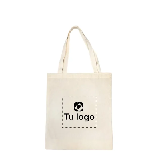 Tote bag de lienzo 28x32cm Un color