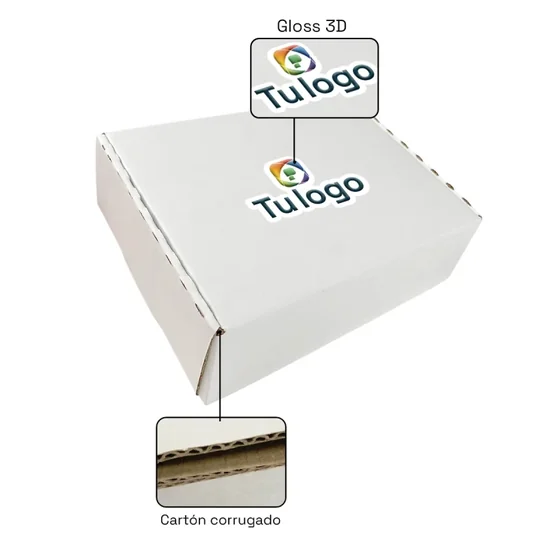 Caja 24,5x18x7cm con sticker
