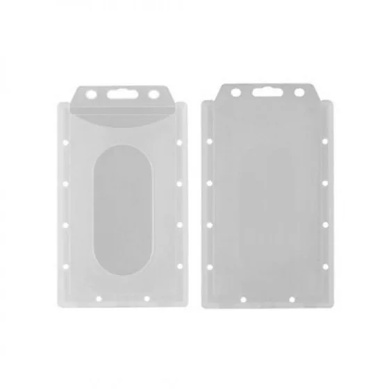 Portacredencial de plástico semirigido