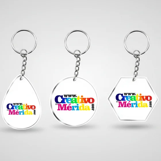 Llaveros Acrílicos Personalizados UV