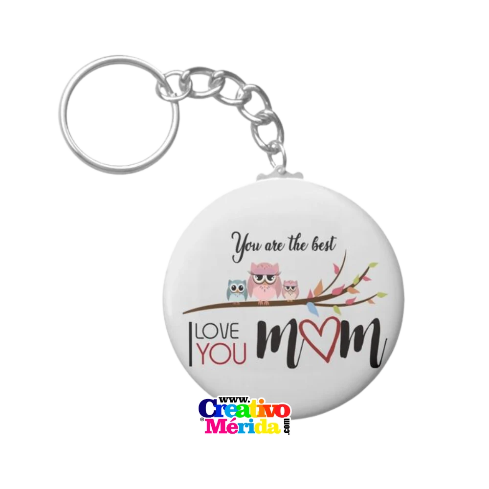 Imagen principal de Llavero botón de 56mm con tu foto o logotipo