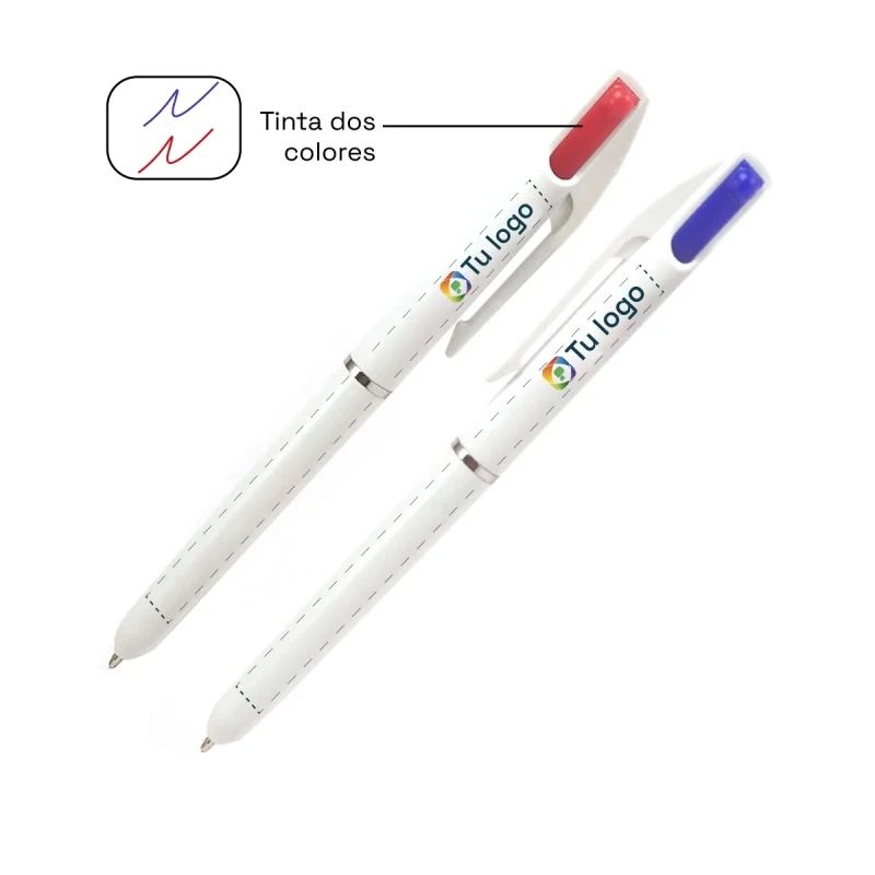 Imagen principal de Bolígrafo Plástico Samu Bicolor