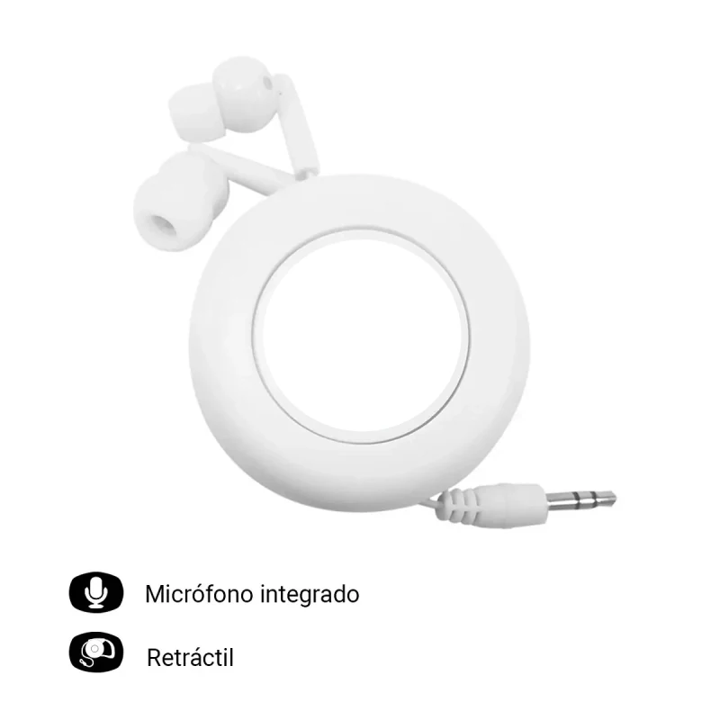 Imagen principal de Audífonos Retráctiles de Mano Libre para Empresas