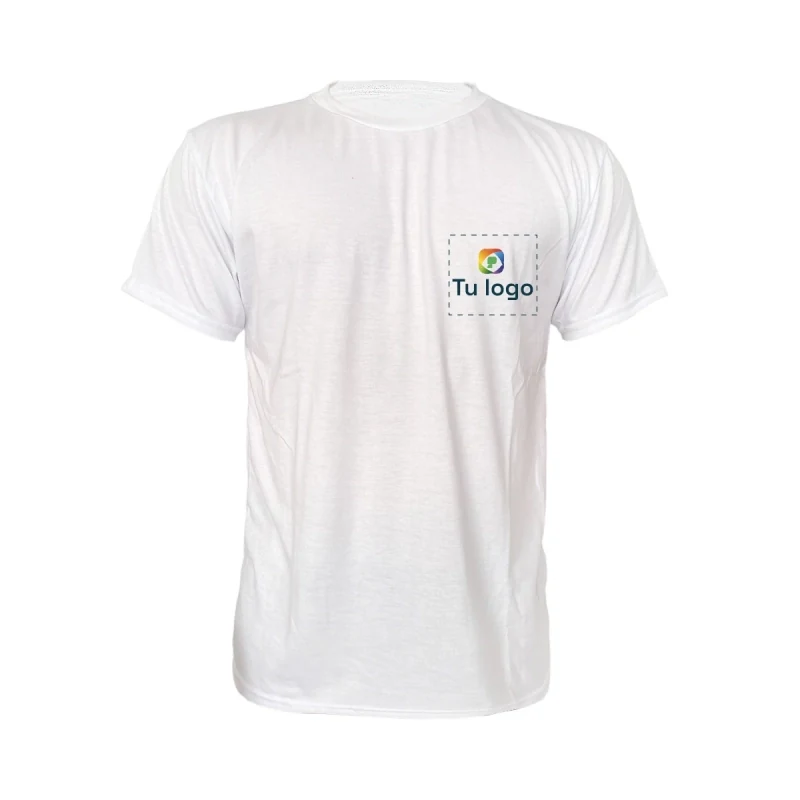 Imagen principal de Camisetas Poli-algodón cuello redondo