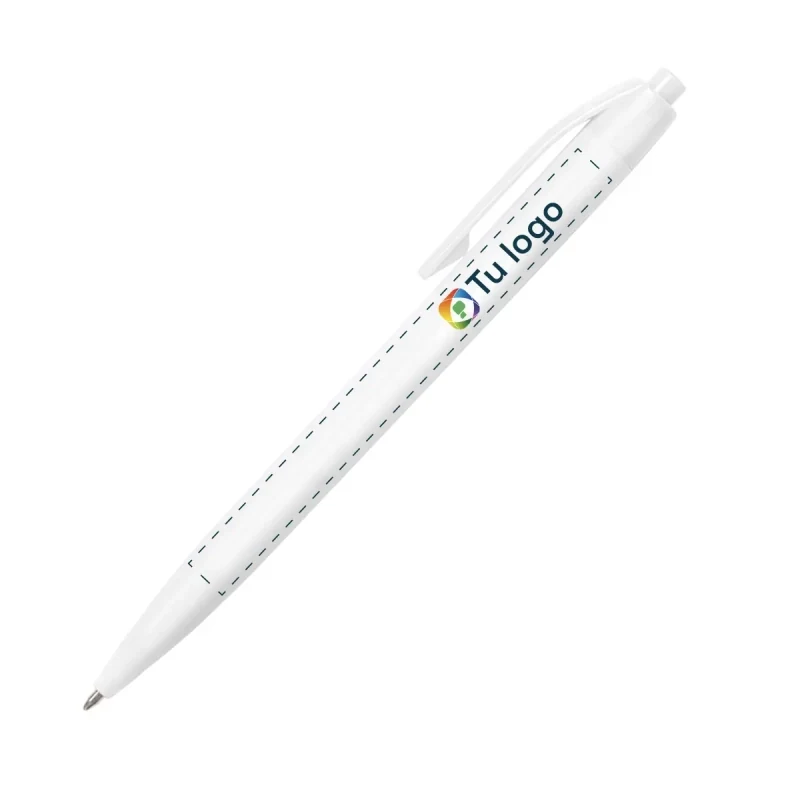 Imagen principal de Bolígrafo Plástico White Pro