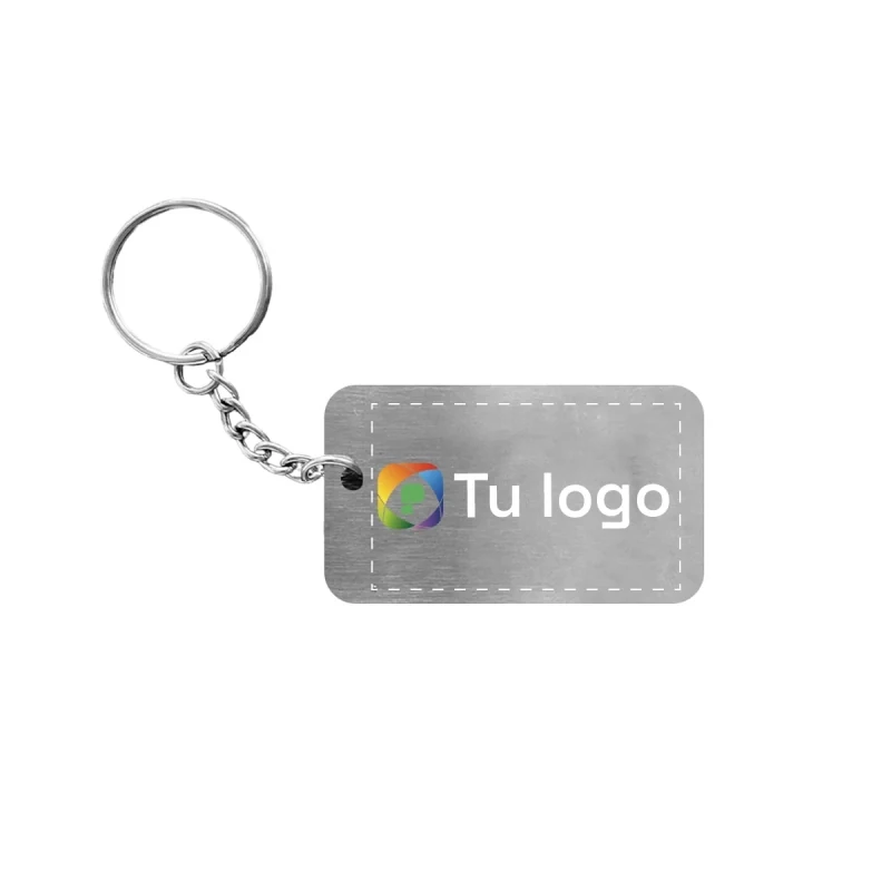 Imagen principal de Llavero Rectangular Inox Full color