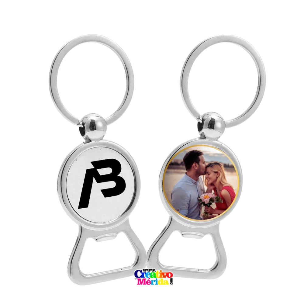 Imagen principal de LLavero de metal con destapador