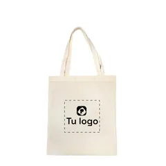 Vista previa de Tote bag de lienzo 28x32cm Un color 1