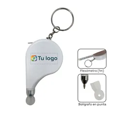 Vista previa de Llavero flexómetro+bolígrafo 1