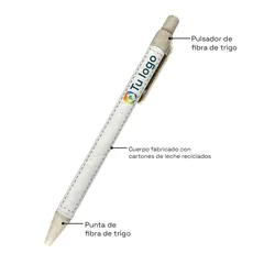 Vista previa de Bolígrafo Milk eco 3