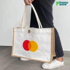 Vista previa de Bolso Playero de Yute + Lienzo 2