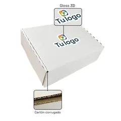 Vista previa de Caja 24,5x18x7cm con sticker 1
