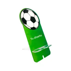 Vista previa de Porta celular acrílico Fútbol 1