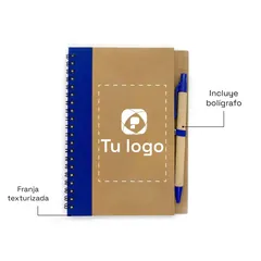 Vista previa de Cuaderno Eco Con Bolígrafo 13,5x18cm 1