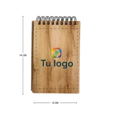 Vista previa de Mini Libreta Premium MDF laminado A6 4