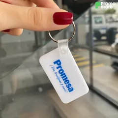 Vista previa de Llavero acrílico rectangular 3