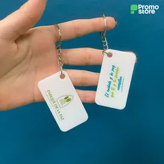 Vista previa de Llavero acrílico rectangular 2