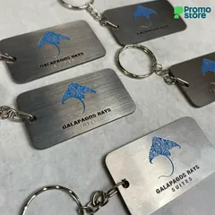 Vista previa de Llavero Rectangular Inox Full color 3