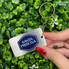 Vista previa de Llavero Rectangular Inox Full color 4