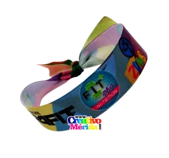 Vista previa de Pulseras sublimadas en cinta razo 1