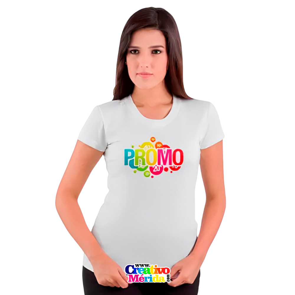 Vista previa 1 de Camisa Deportiva Estampada para Dama