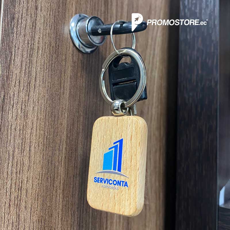 Vista previa de Llavero de bambú 2