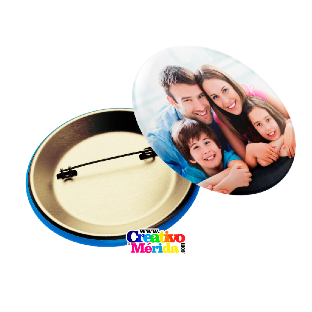 Vista previa 1 de Botón 56mm con foto o logotipo corporativo