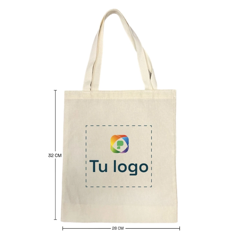 Vista previa de Tote bag de lienzo 28x32cm full color 3