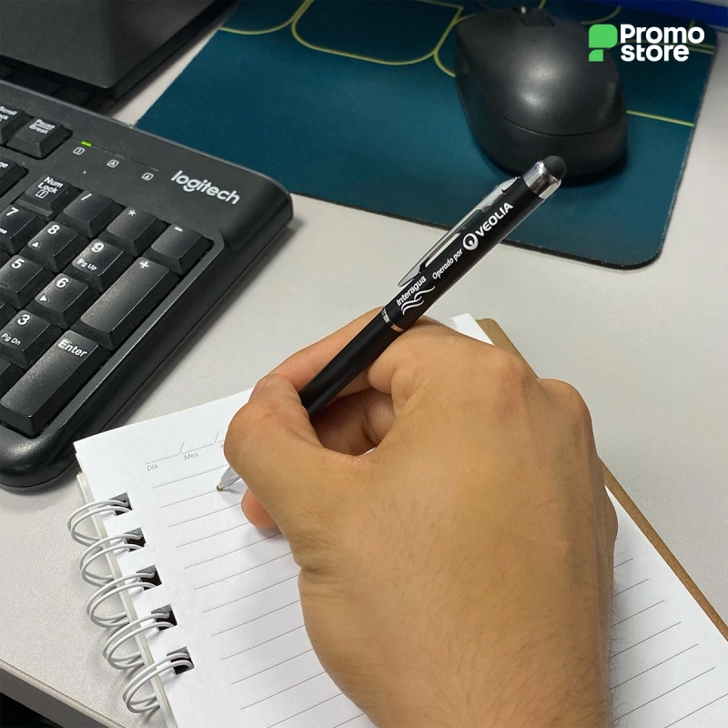 Vista previa de Bolígrafo Plástico Touch Milas 2