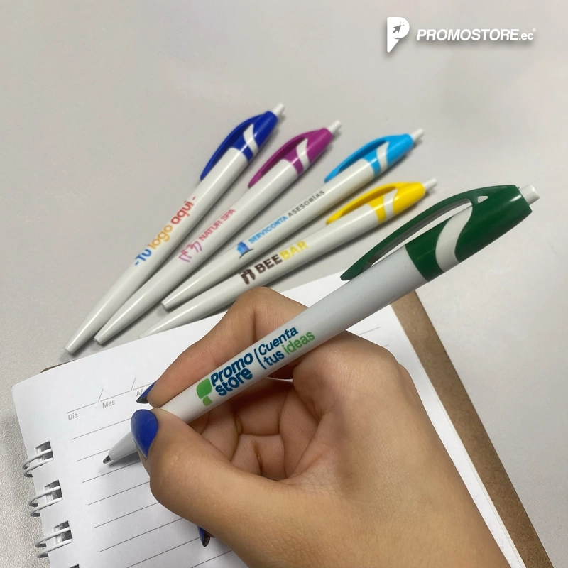 Vista previa 2 de Bolígrafo plástico Iris