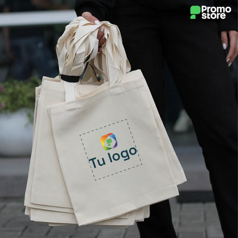 Vista previa de Bolso de lienzo premium 35x40cm 6