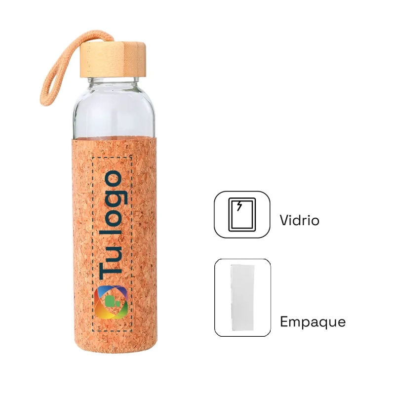 Tomatodo glass con corcho 500 ml