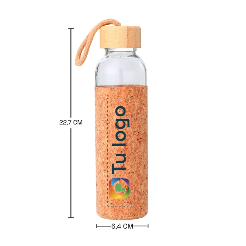 Vista previa de Tomatodo glass con corcho 500 ml 3