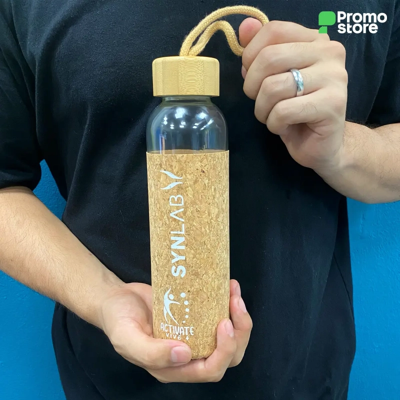 Vista previa de Tomatodo glass con corcho 500 ml 4