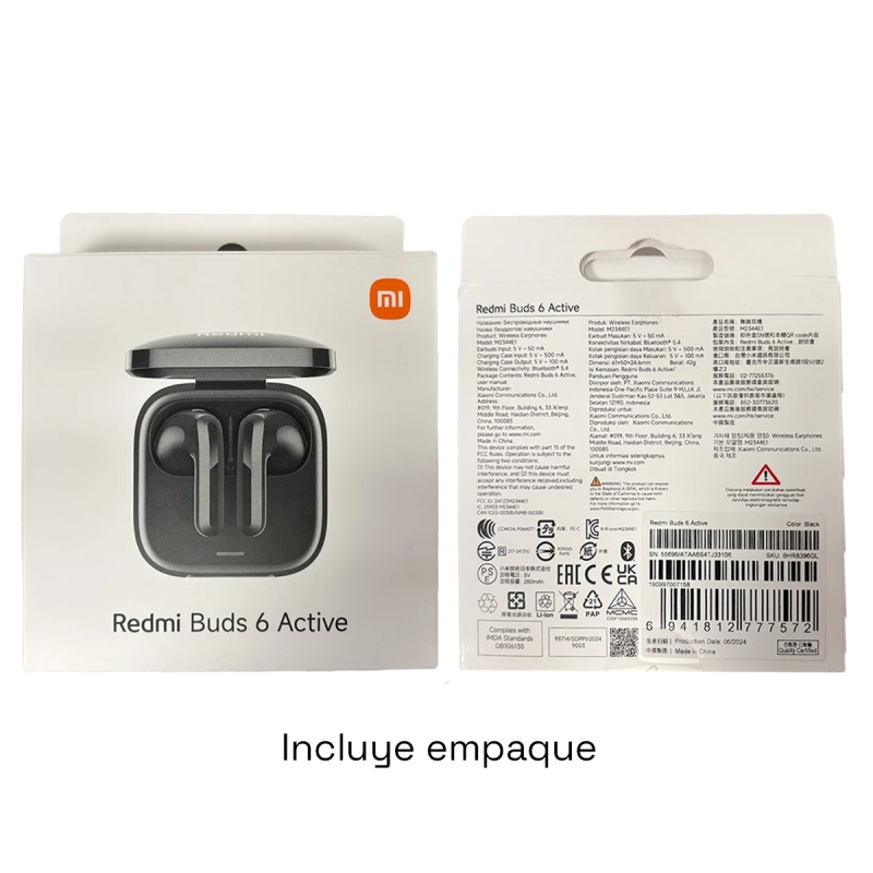 Vista previa de Audífonos Inalámbricos Redmi Buds 6 Active® 7