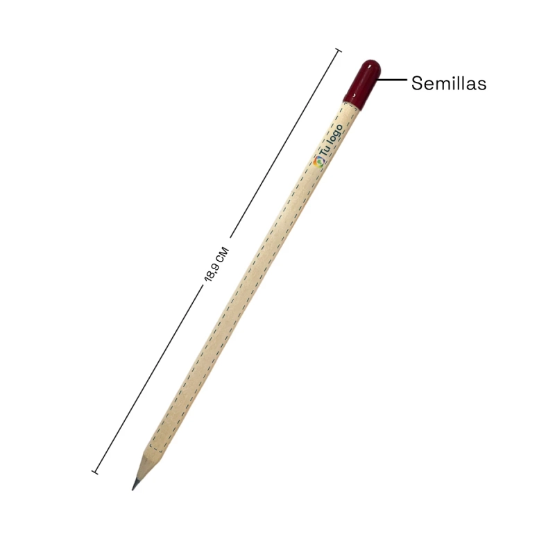 Vista previa de Lápiz con semilla personalizado 5