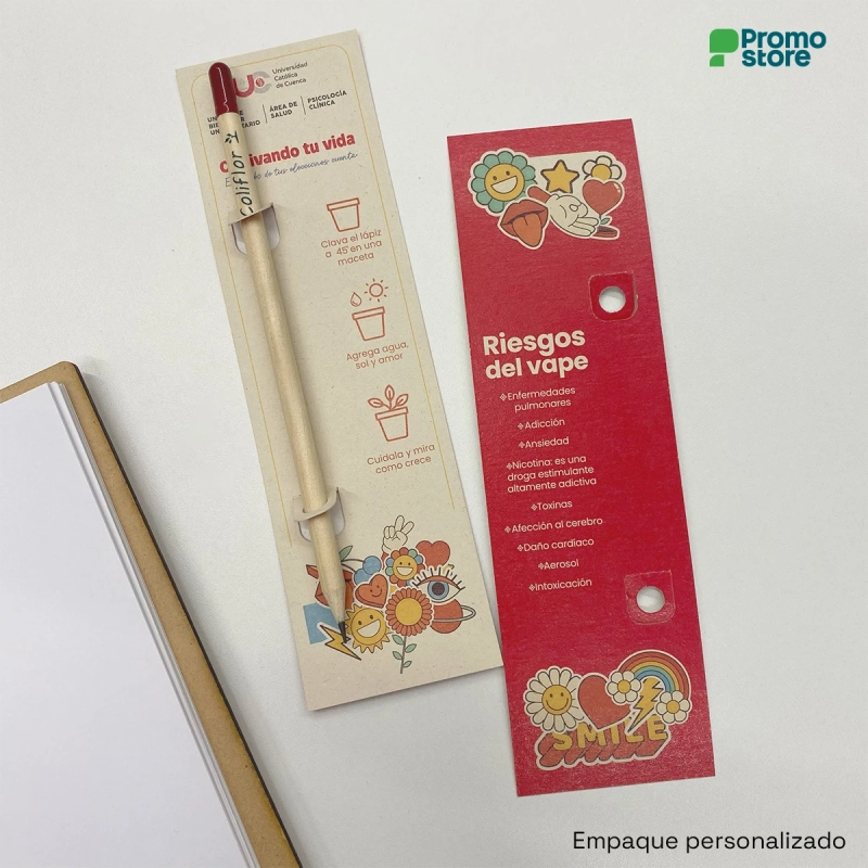 Vista previa de Lápiz con semilla personalizado 2