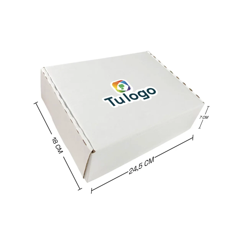 Vista previa de Caja 24,5x18x7cm con sticker 3