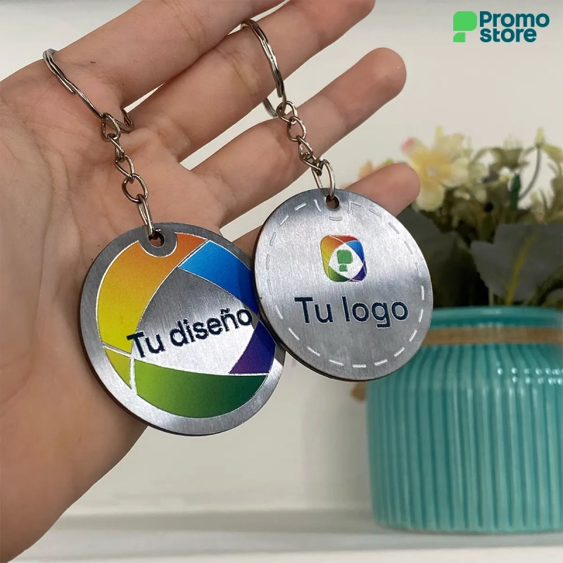 Vista previa de Llavero circular inox 2