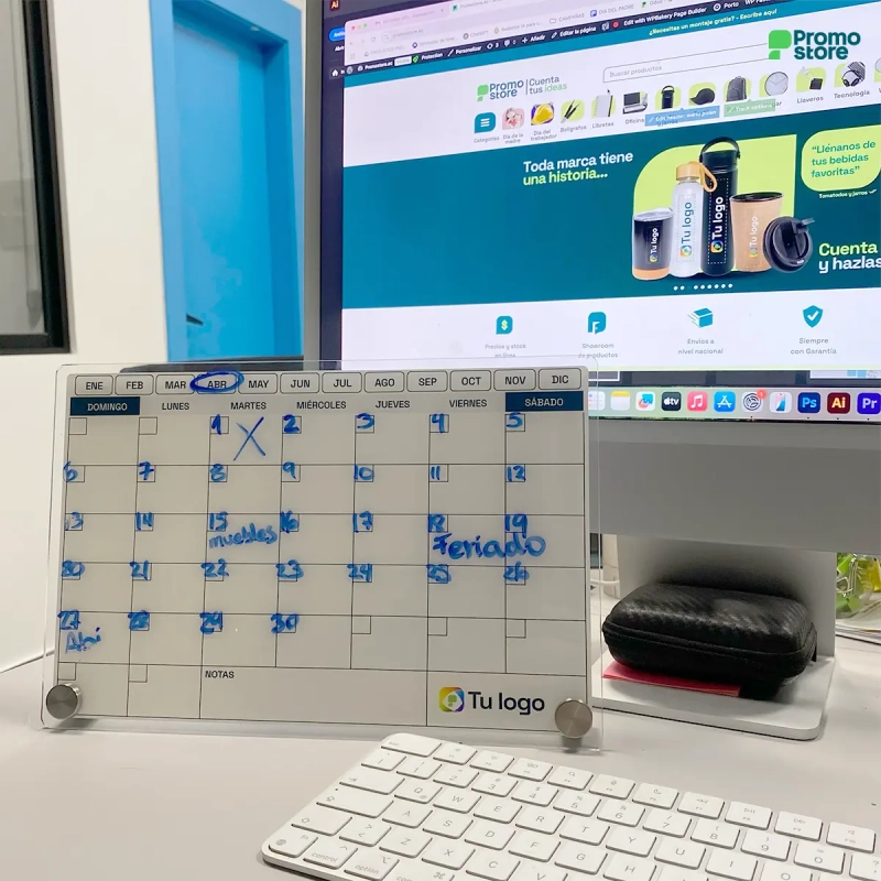 Vista previa de Pizarra acrílica con calendario perpetuo 6