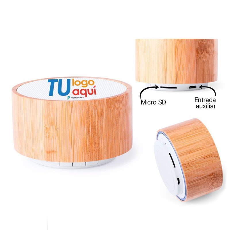 Parlante ecológico bambo