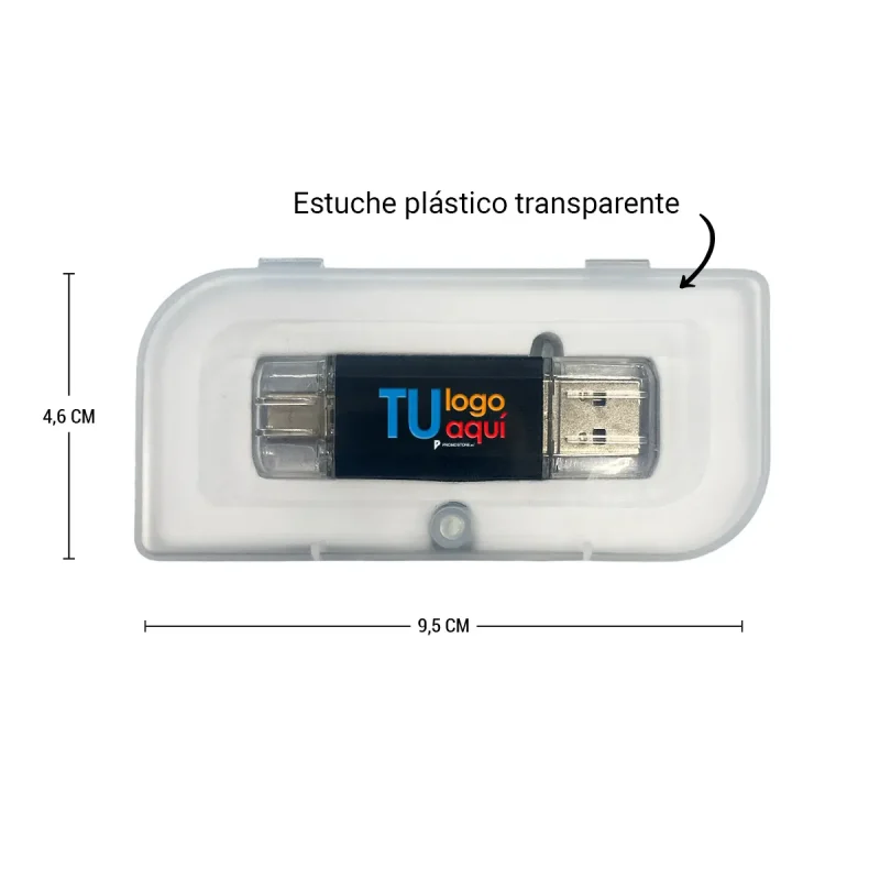 Vista previa de Pendrive Duo USB+USB C 32GB 5