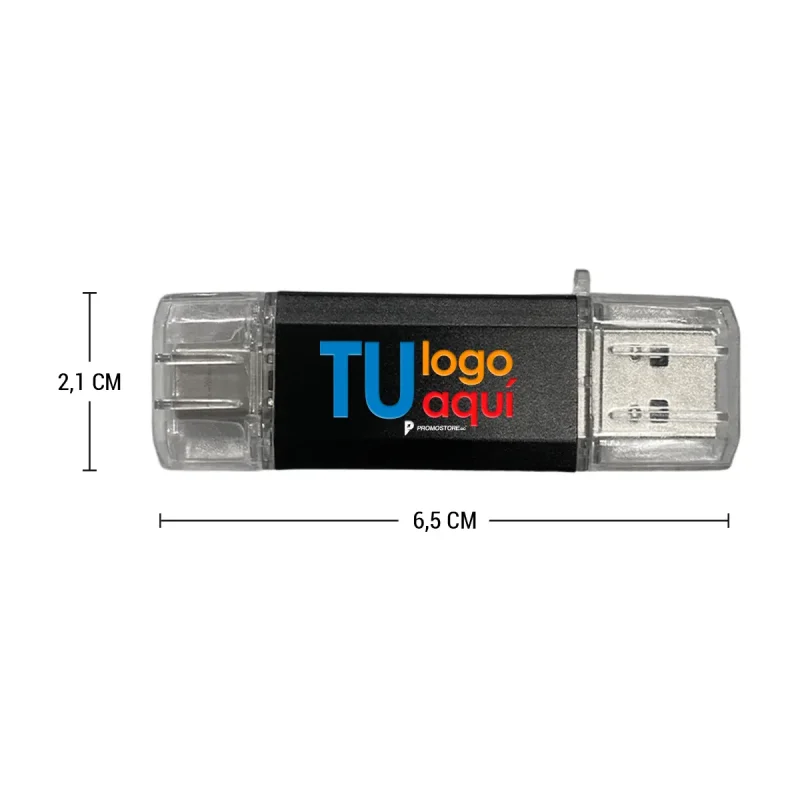 Vista previa de Pendrive Duo USB+USB C 32GB 3