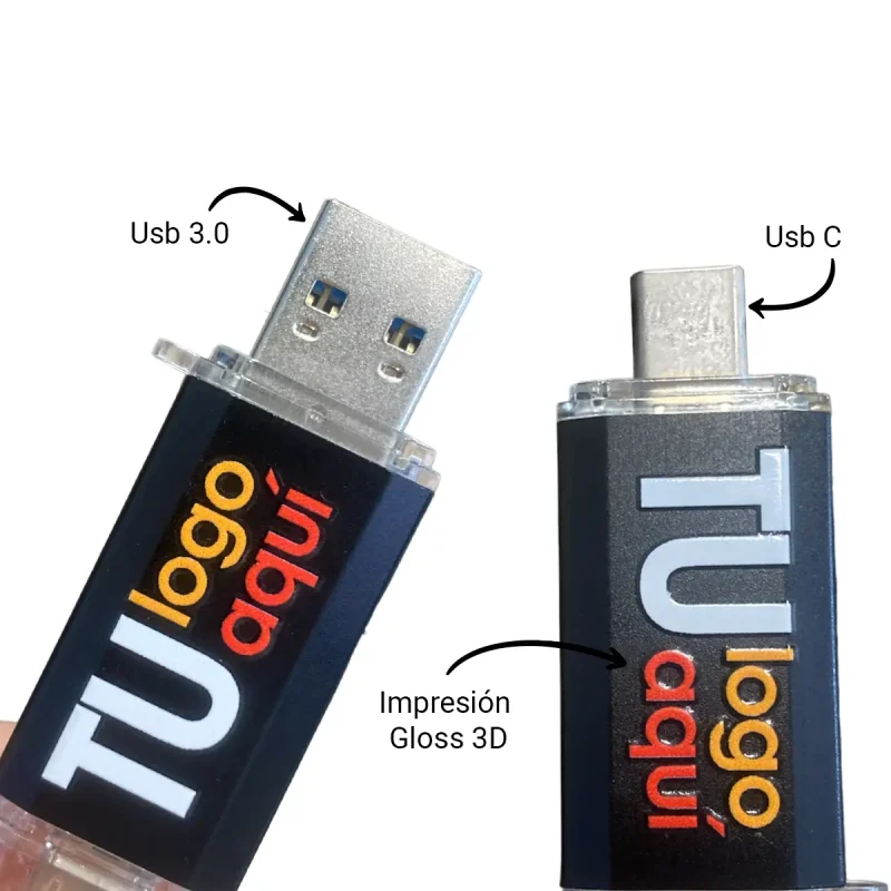 Vista previa de Pendrive Duo USB+USB C 32GB 4