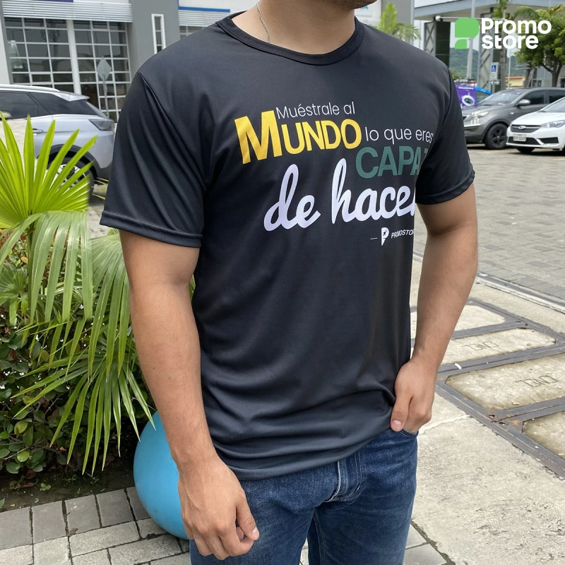 Vista previa de Camiseta cuello redondo full Color 2