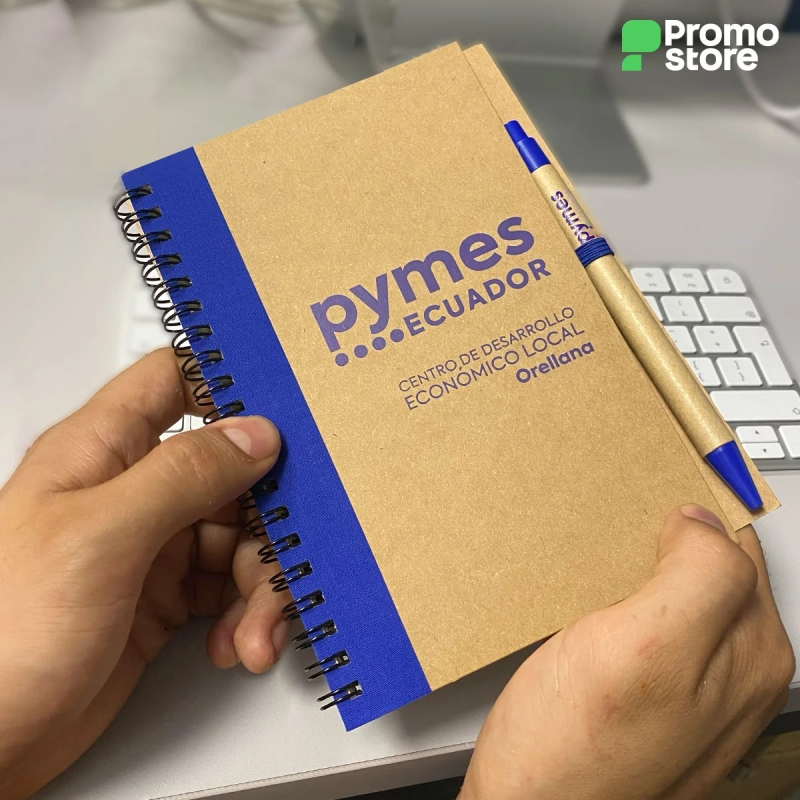 Vista previa de Cuaderno Eco Con Bolígrafo 13,5x18cm 7